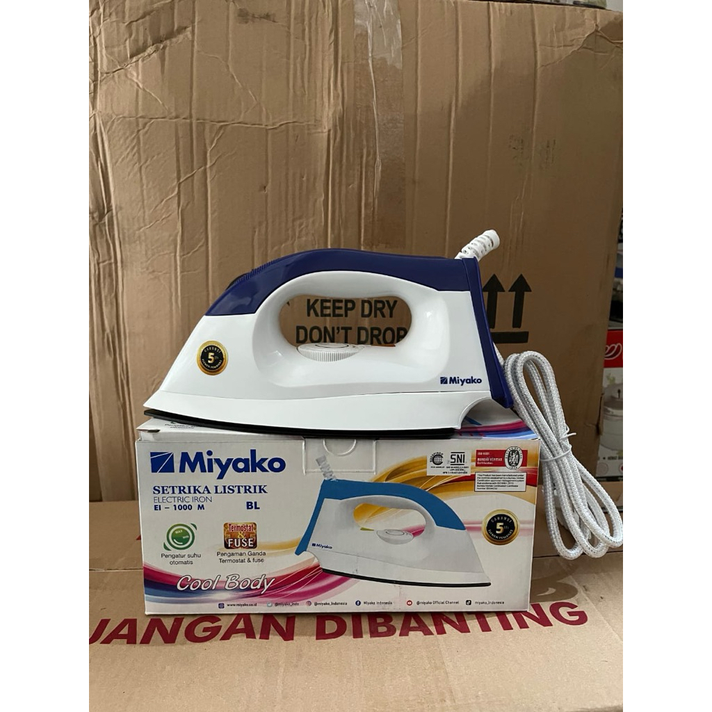 setrika miyako setrika baju