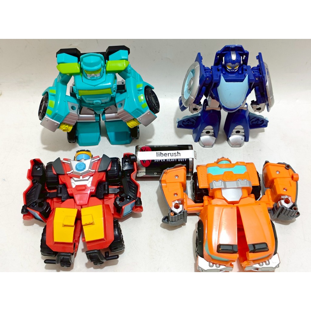 Set playskool heroes transformers rescue bots academy electronic hot shot wedge whirl jet rescan hoi