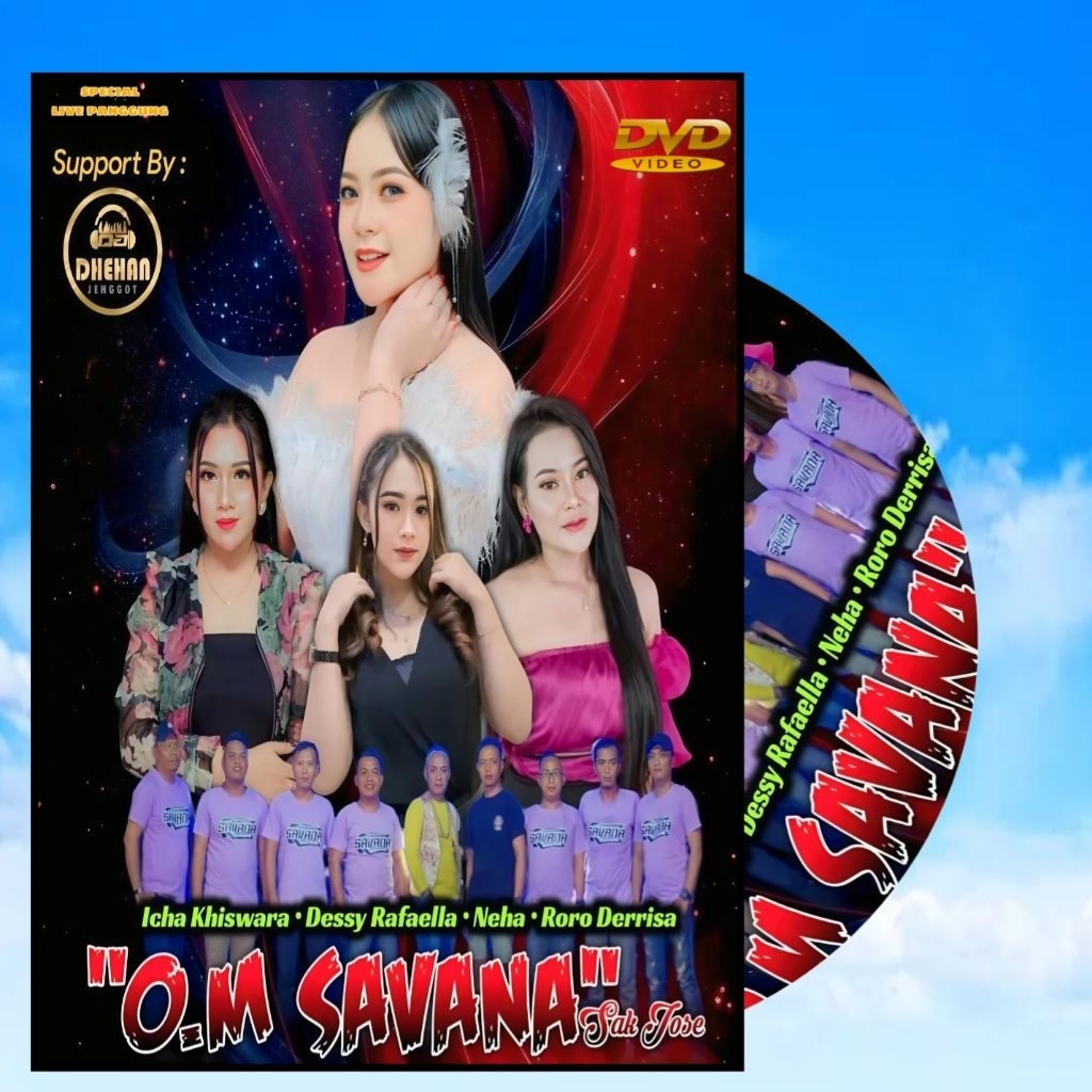 KASET DVD DANGDUT OM SAVANA TERBARU 2025 - KASET DVD MUSIK LAGU DANGDUT KOPLO TERBARU - DVD VIDI0 MU