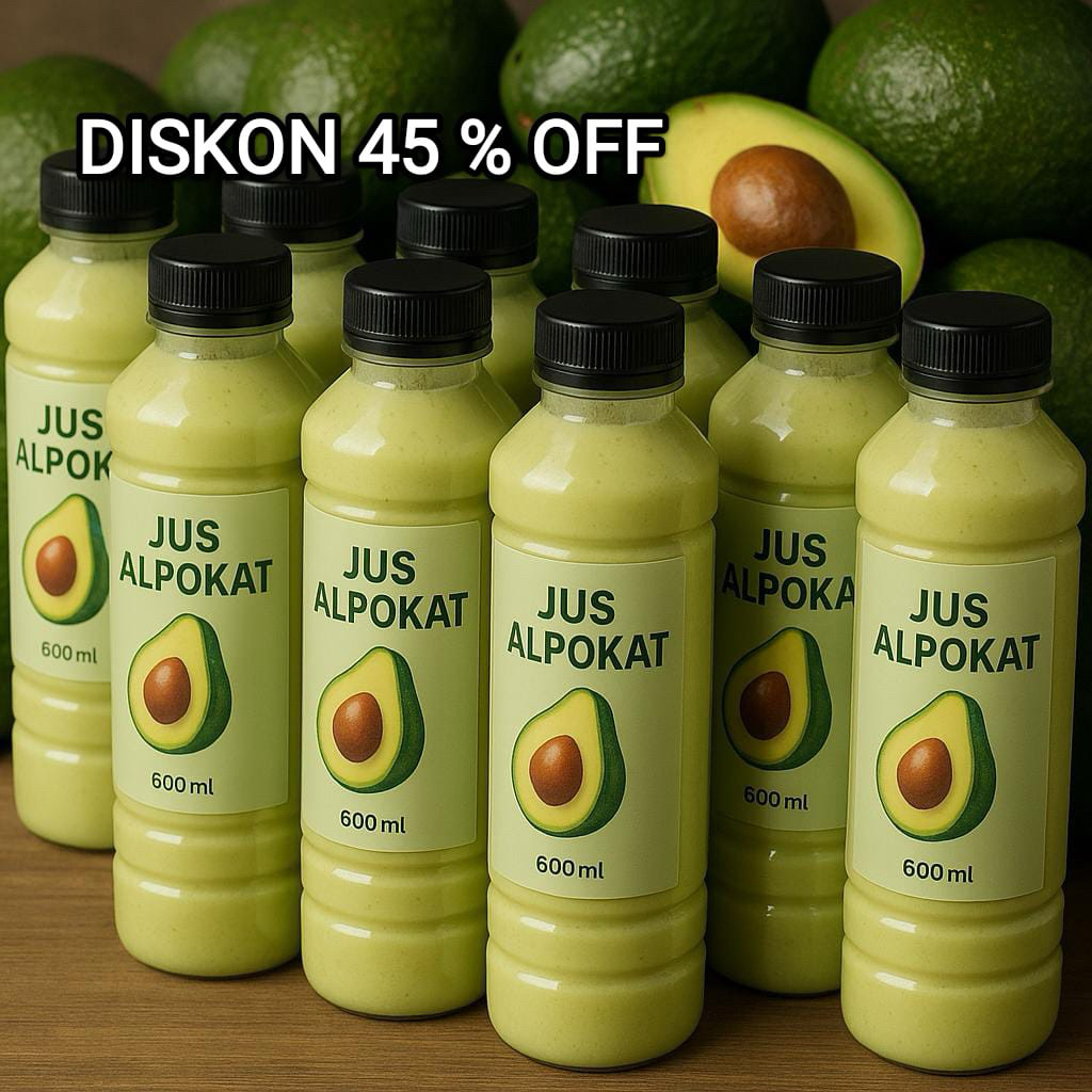 

promo jus buah alpukat isi 25 bl
