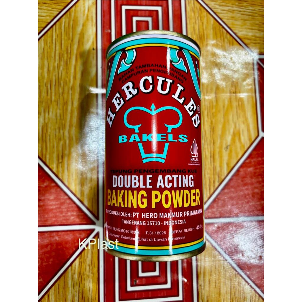 

Hercules Baking Powder Double Acting / Baking Powder 450 gram