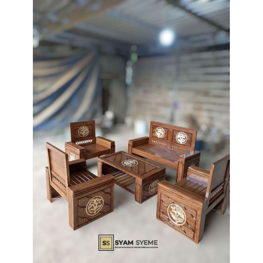 kursi minimalis jati formasi 2111+meja sudah finising Kursi Tamu Kayu Jati Minimalis, Kursi Tamu Min