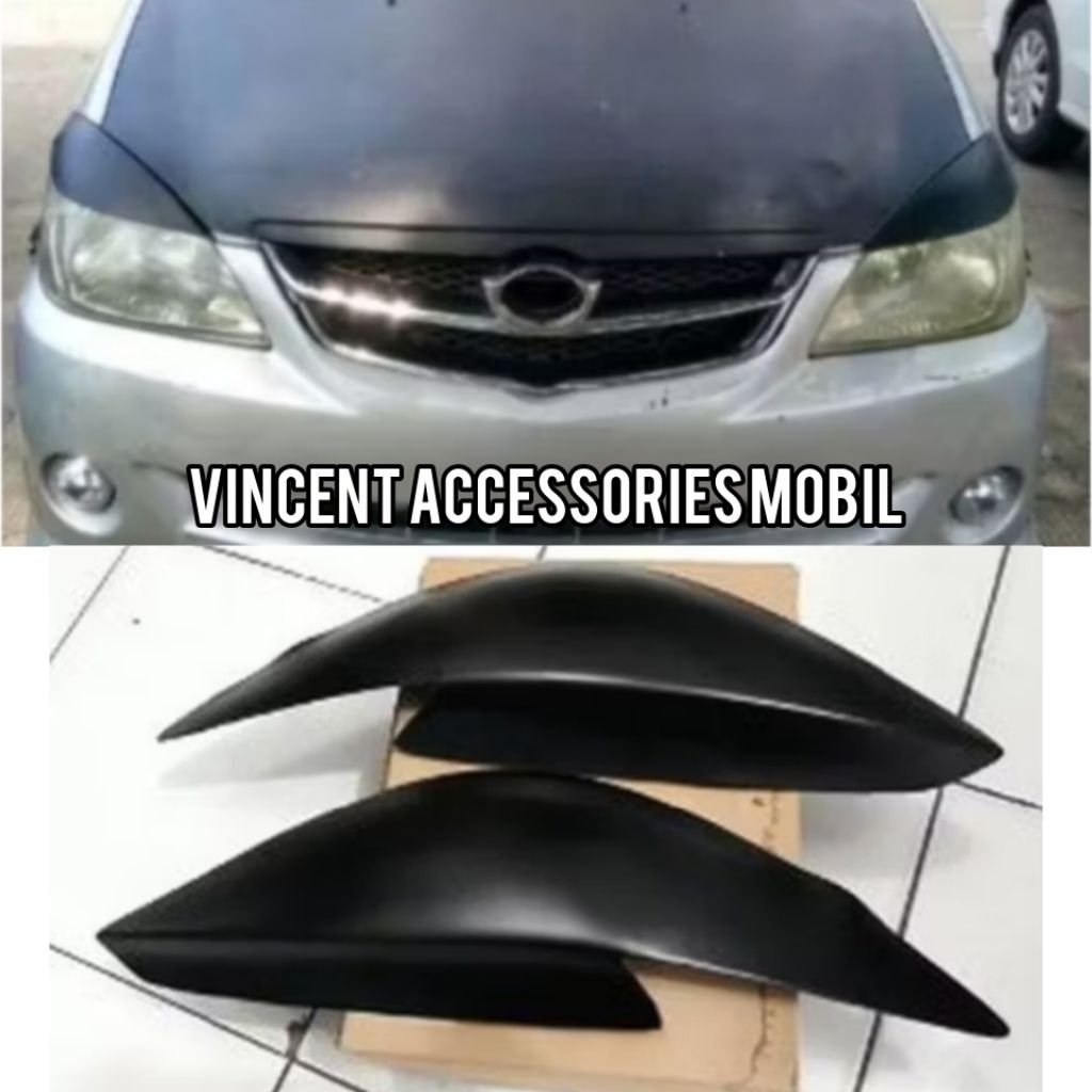 Mata Sipit Headlamp lampu Alis Avanza Xenia 2004 - 2011 Eyelid Avanza Xenia Old Lama Type G/E/S