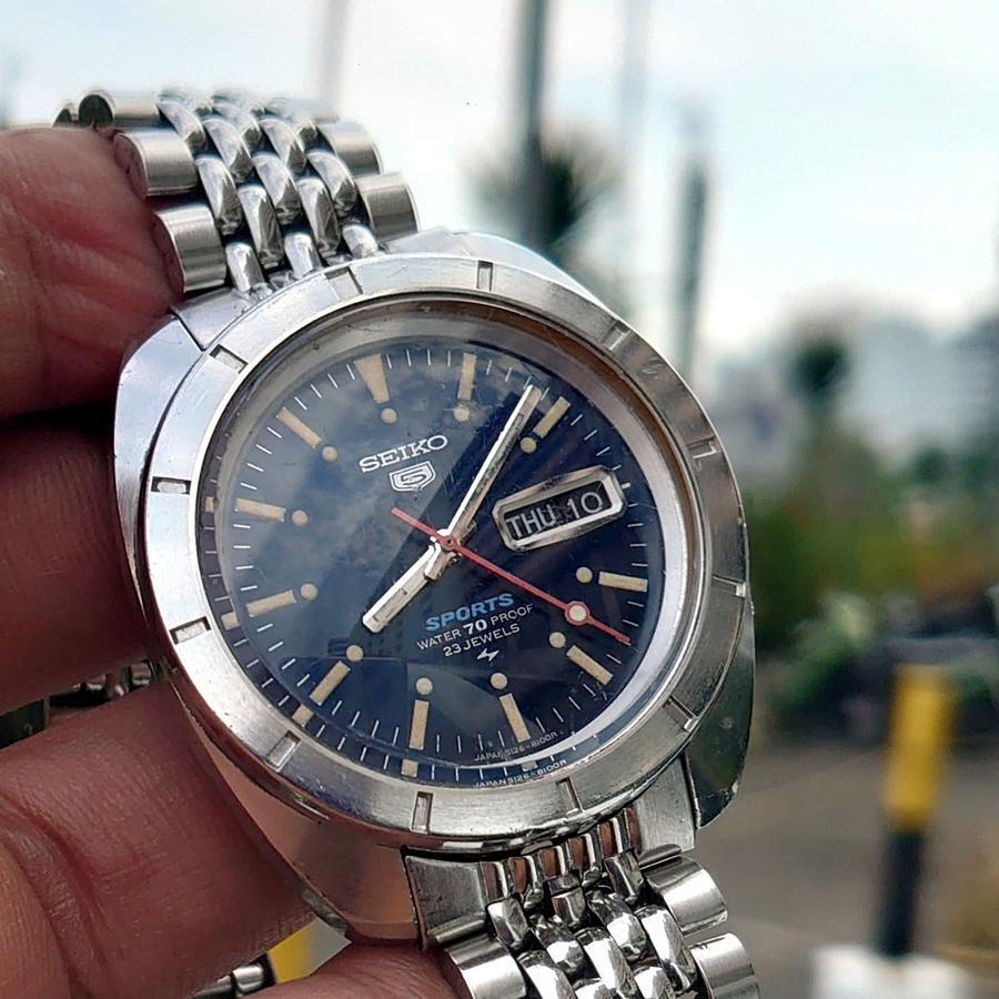 Seiko 5 Sports 5126-8100 Rantai Stelux Original BOR