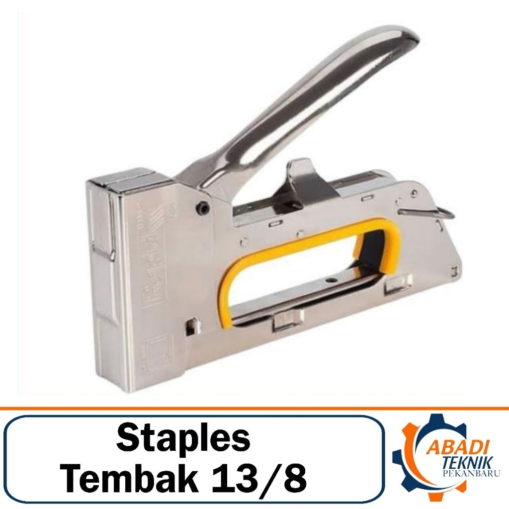 

Stapler Tembak Gun R23 Alat Staples Jok Motor Kayu 13/6 13/8 mm