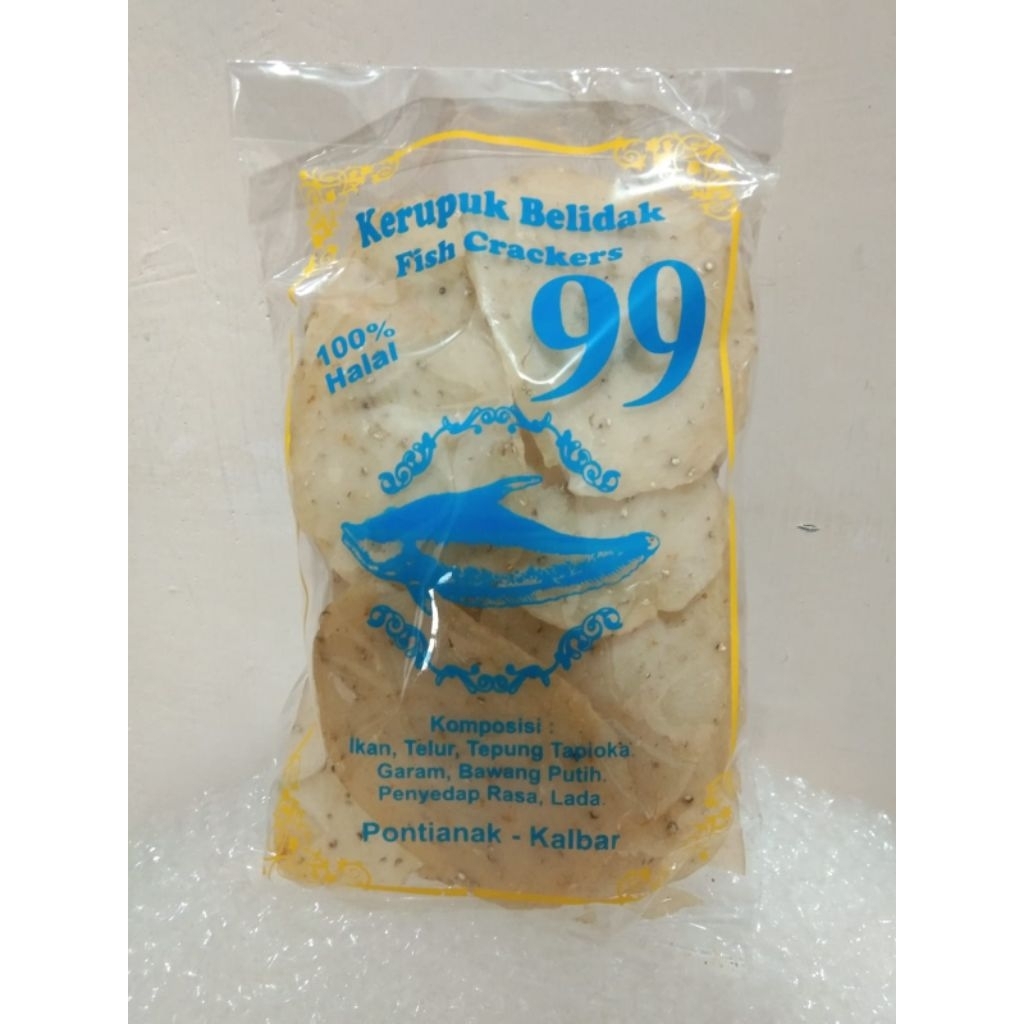 

KERUPUK IKAN BELIDAK 99 / FISH CRACKERS / KERUPUK BELIDAK / KERUPUK IKAN ASLI / KERUPUK IKAN BELIDA KHAS KALBAR / KERUPUK IKAN PIPIH / KRUPUK MENTAH / OLEH OLEH KHAS PONTIANAK