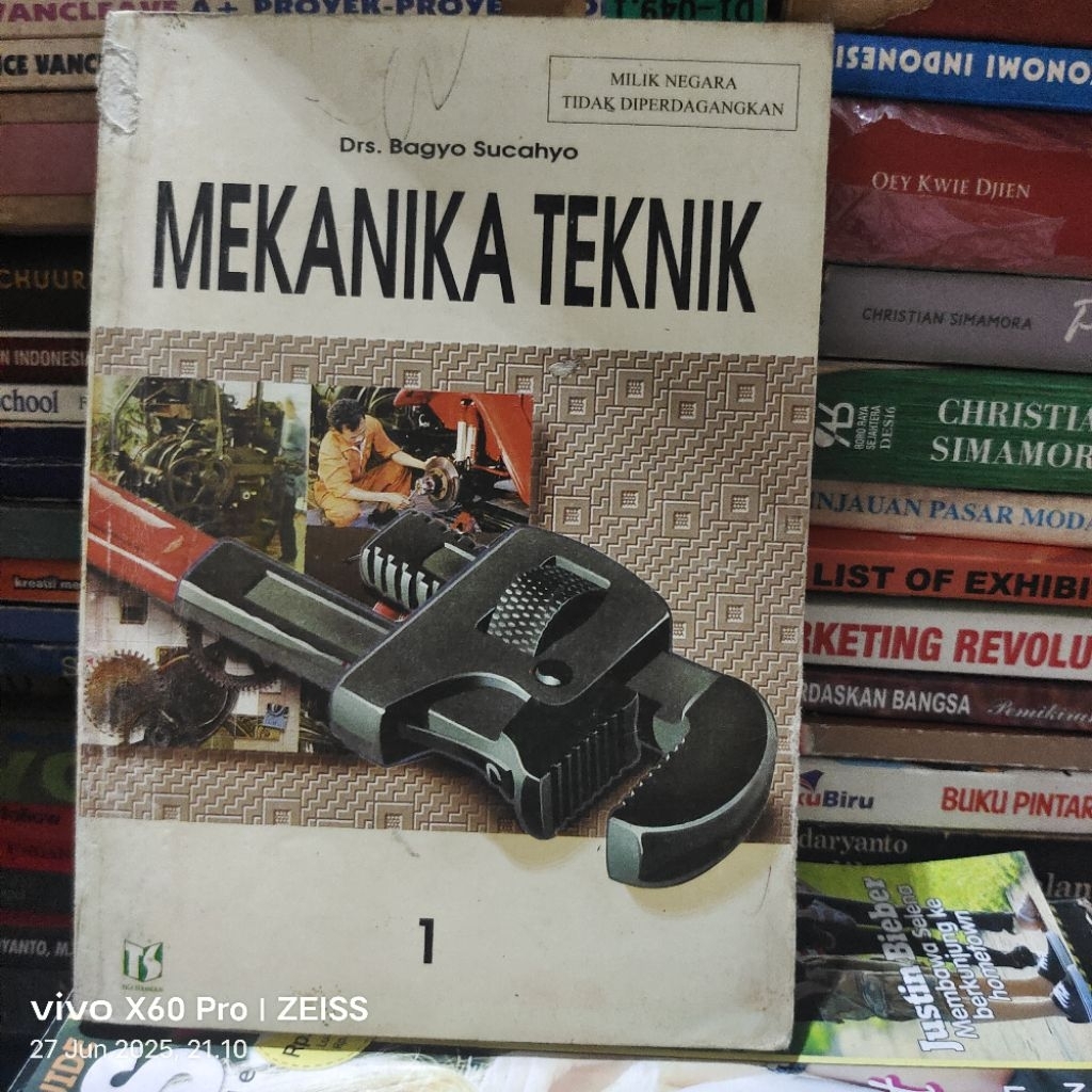 BUKU MEKANIKA TEKNIK DRS.BAGYO SUCAHYO ORIGINAL