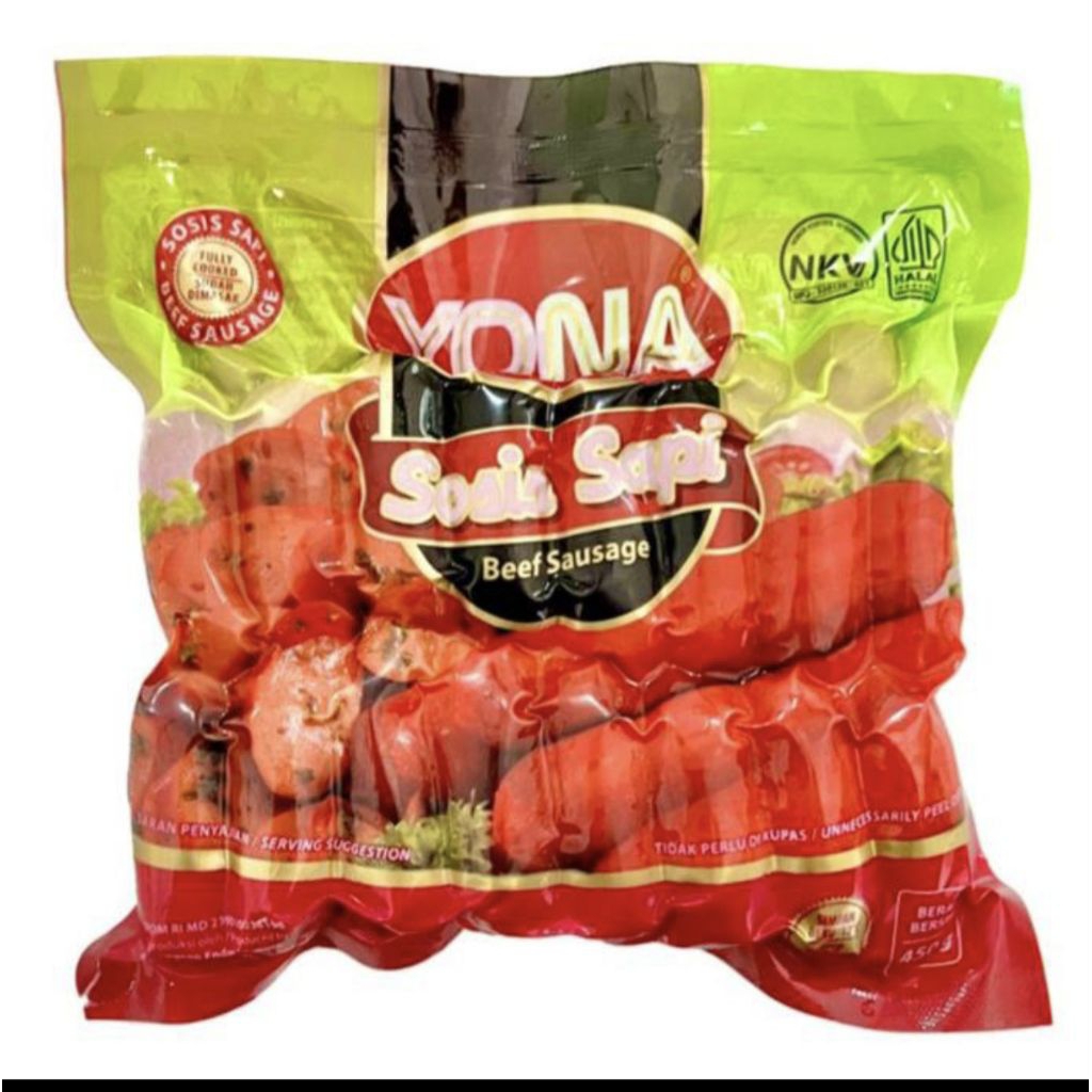 

Sosis yona merah 450gr/sosis yona enak/sosis terlaris