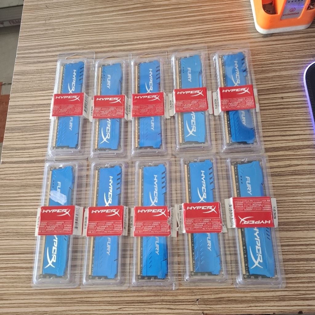 RAM Kingston HyperX Fury DDR3 8GB - Ram PC DDR 3 8GB