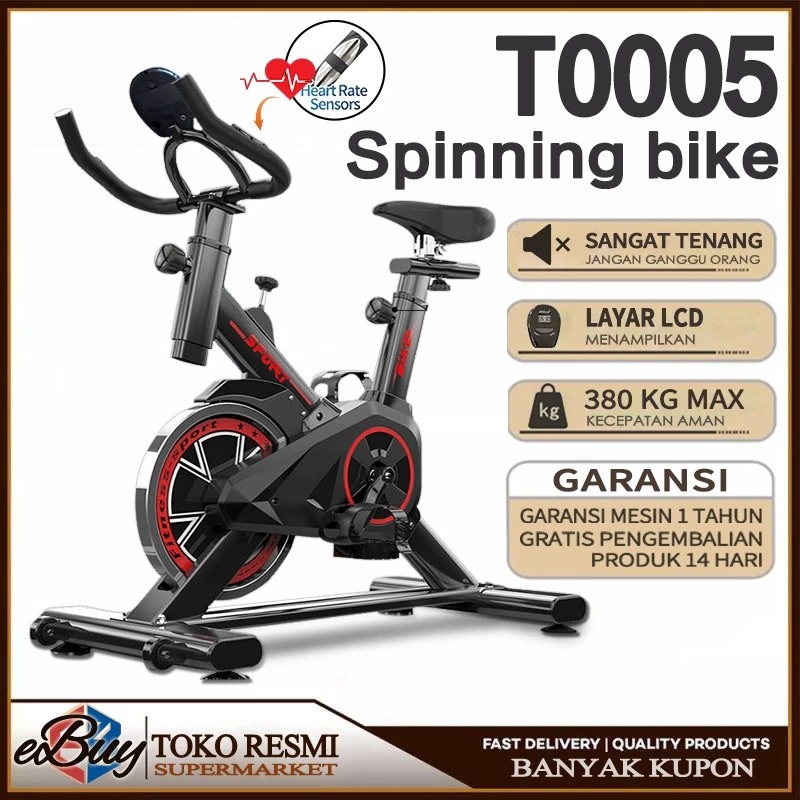 e-Buy Sepeda Berputar Peralatan Gym Dalam Ruangan Sepeda Stasioner