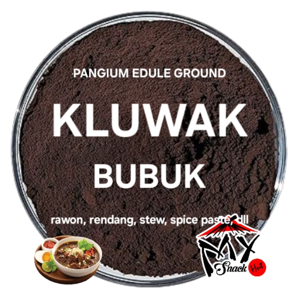 

KLUWAK BUBUK 250GR PURE PANGIUM EDULE GROUND POWDER REMPAH BUMBU DAPUR MASAK KLUWEK KELUWAK MURNI