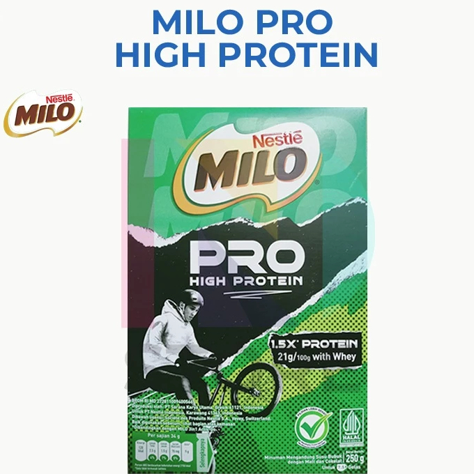 

MILO PRO PROTEIN POWDER | Kemasan 250g | Siap Memberimu Energi