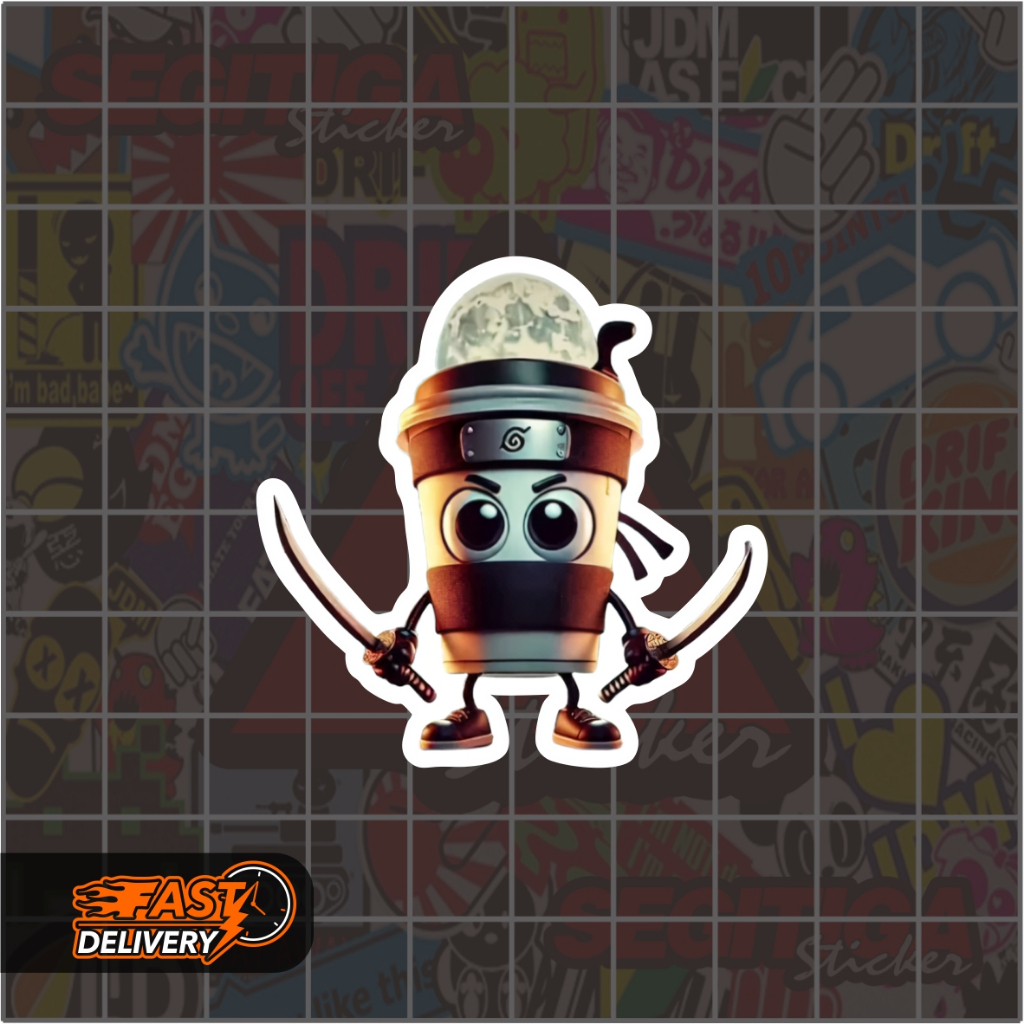 

Sticker Anomali Cappucino Assassino Ukuran 5 x 5 Cm
