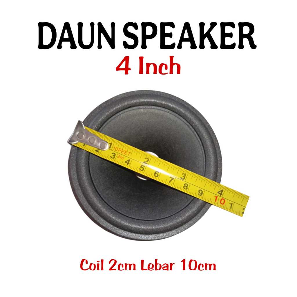 DAUN SPEAKER 4 INCH DAN 3 INCH WOOFER