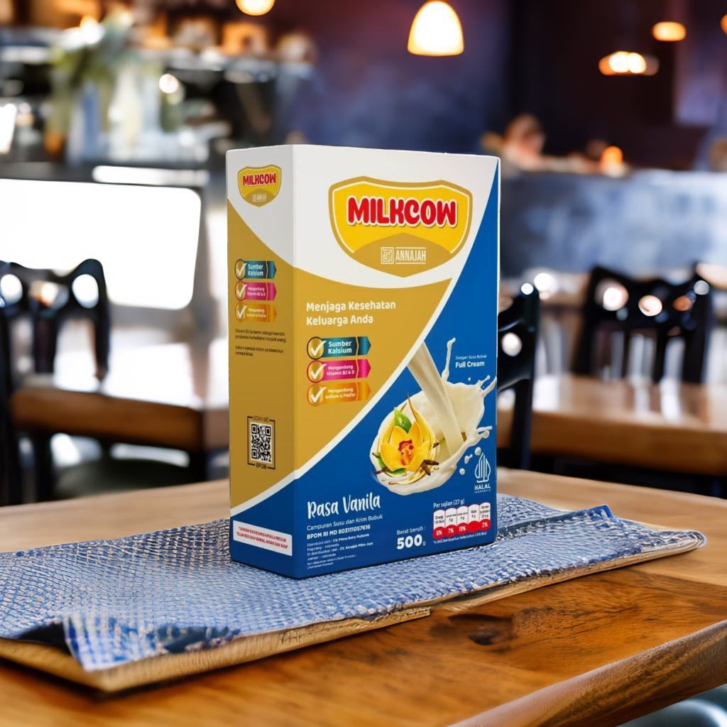 

Susu Bubuk MILKCOW | Rasa Vanila | 500g