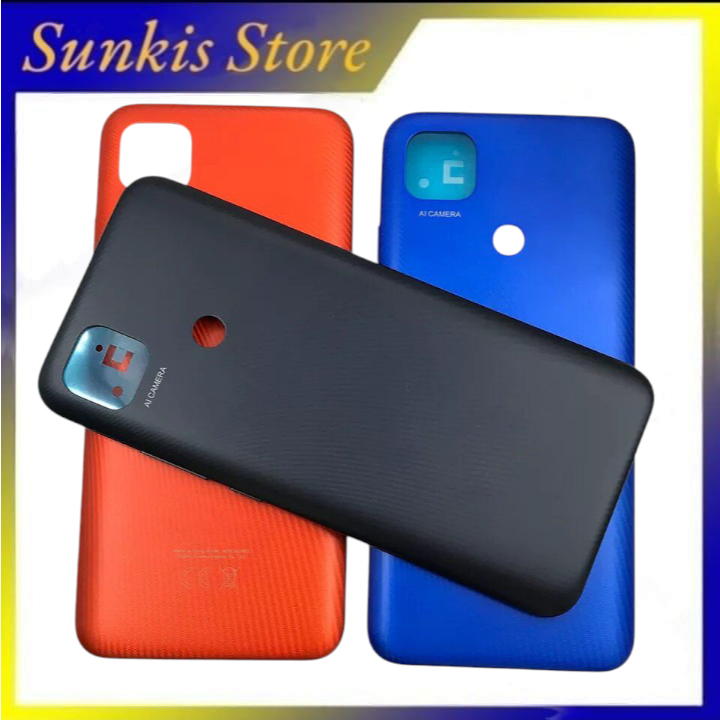 BACKDOOR TUTUP BATERAI REDMI 9C - BACKDOOR REDMI 9C ORIGINAL BACK COVER
