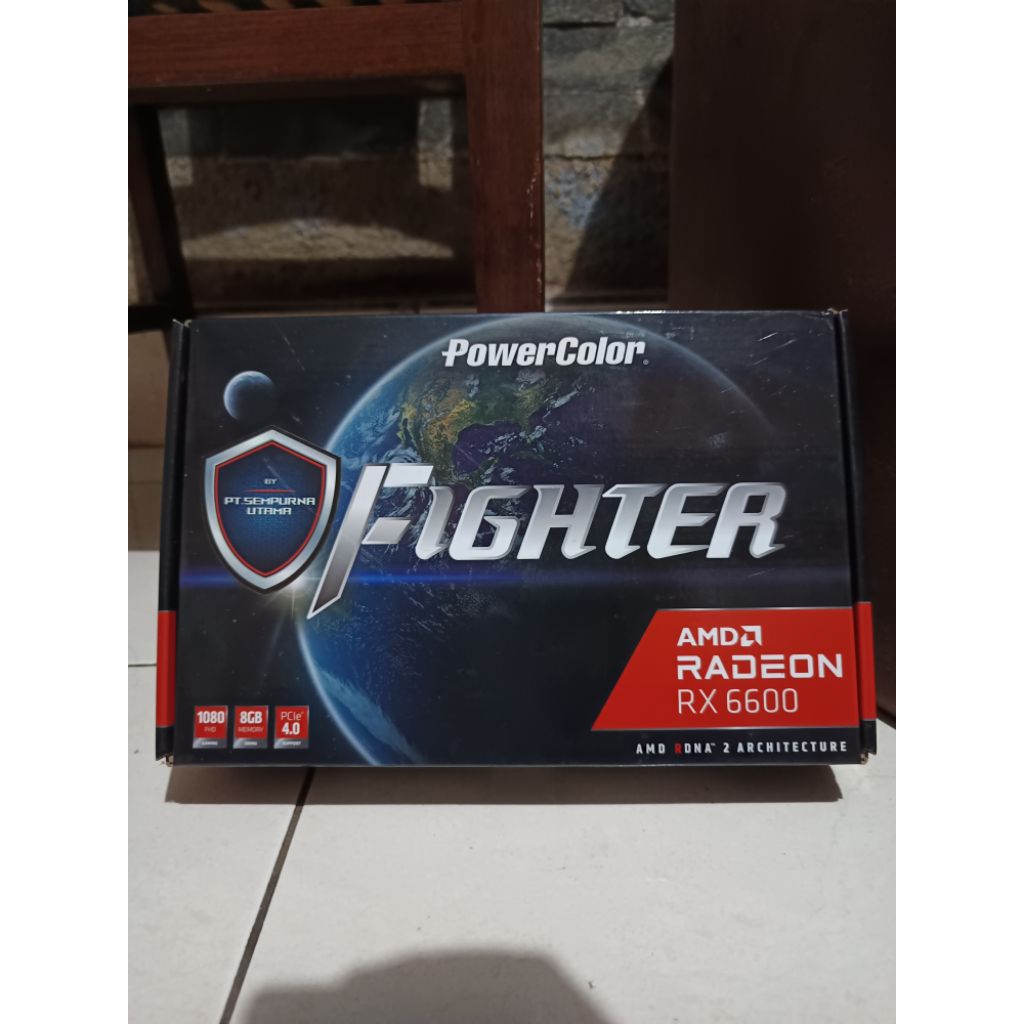 VGA PowerColor RX6600 FIGHTER (Second LIKENEW)