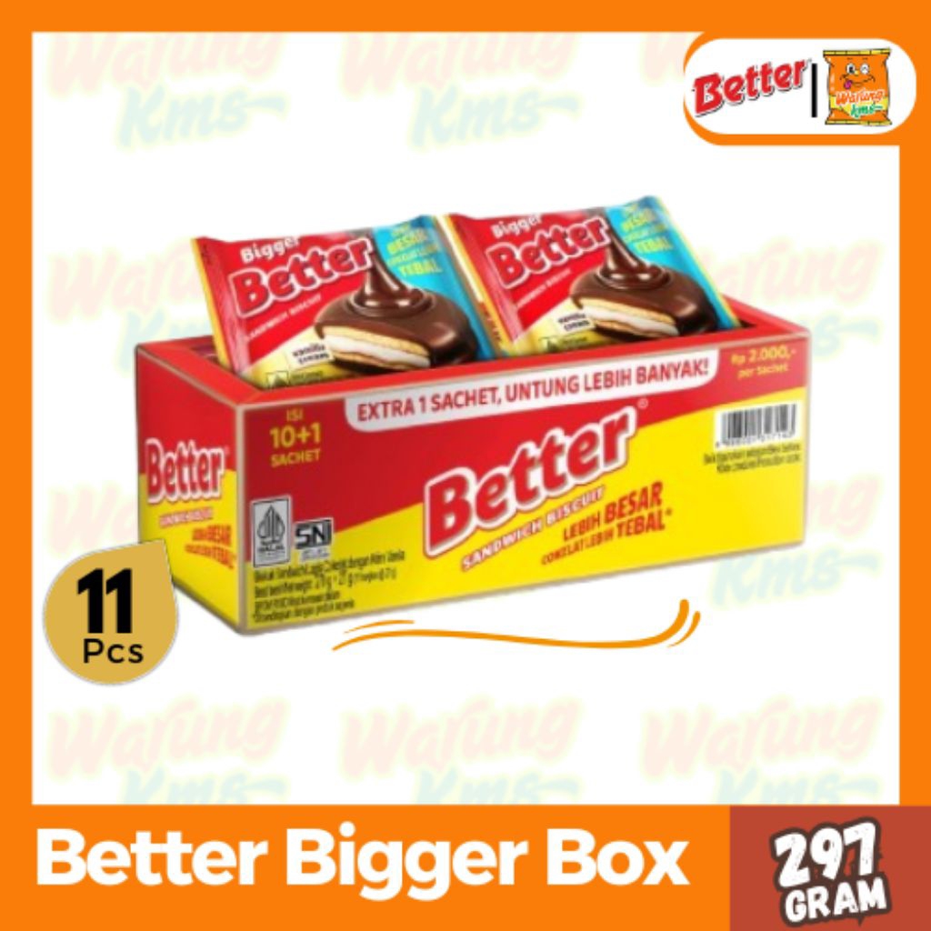 

Biskuit Better Bigger Box isi 10 @27g