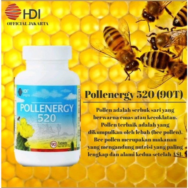 Suplemen Kesehatan Pollenergy 520 90 Tablet Original