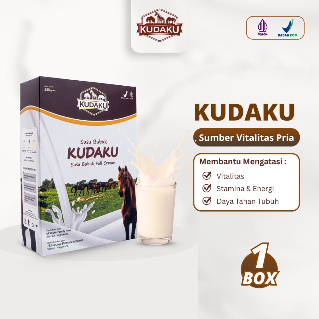 

KUDAKU – Susu Kuda Bubuk Full Cream Stamina Energi Vitalitas Daya Tahan Tubuh Pria