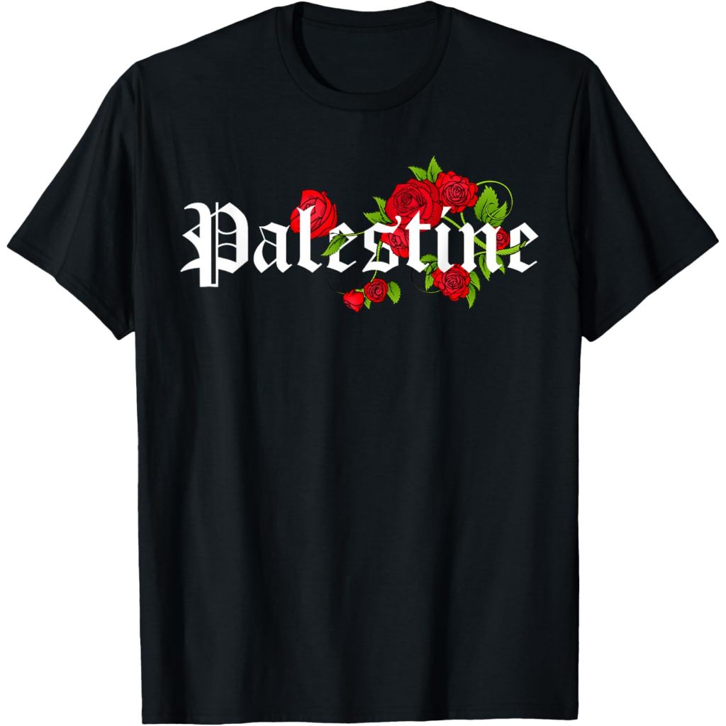 Palestine Free Palestine Free Gaza Palestine Flag Arabic T-Shirt