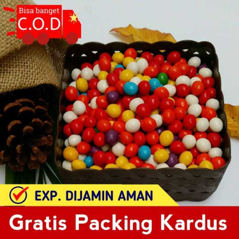 

(GRATIS BONUS) CEMILAN 1KG PERMEN BISKUIT BOLA PELANGI