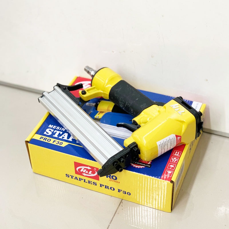 

Staples Gun Angin H&L HL F30 Mesin Paku Tembak Stapler Air Nailer- F-30