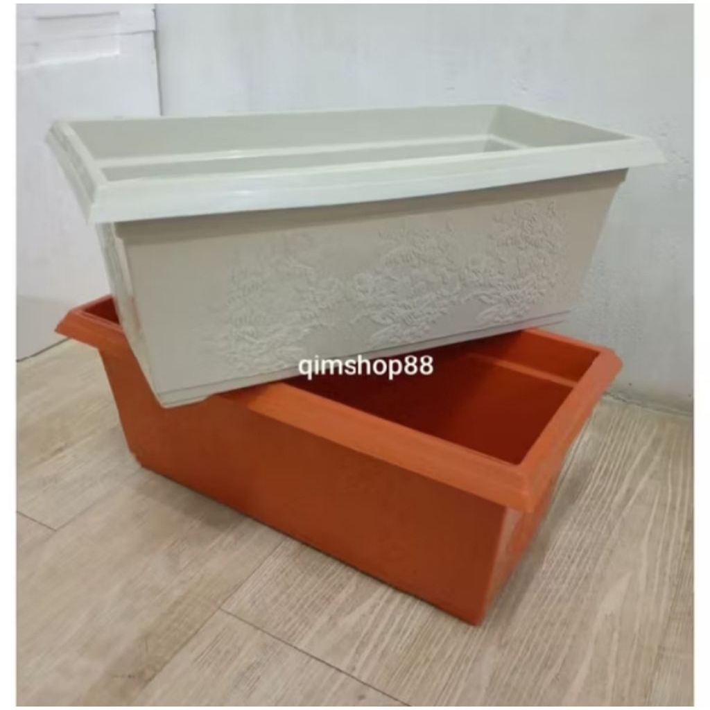 Pot Persegi Panjang 6655 / Pot Petak / Pot Tanaman / Pot Plastik / Pot Segi