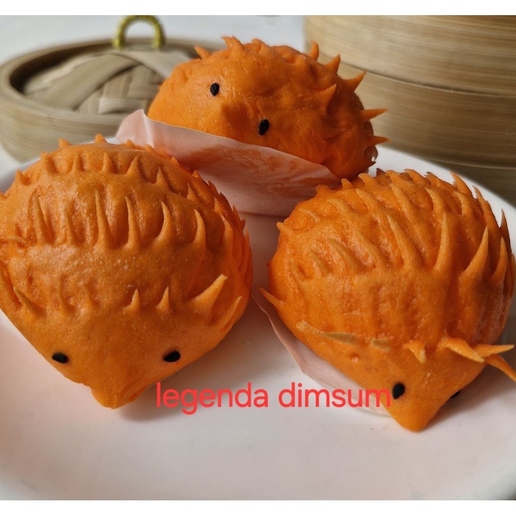 

Bakpao Coklat Landak/Bakpao Bentuk Landak isi Coklat Frozen