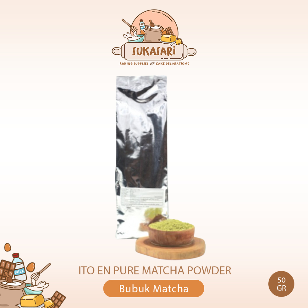 

ITO EN Pure MATCHA POWDER 50 Gram / Japan Jepang Japanese Green Tea Greentea Bubuk Murni