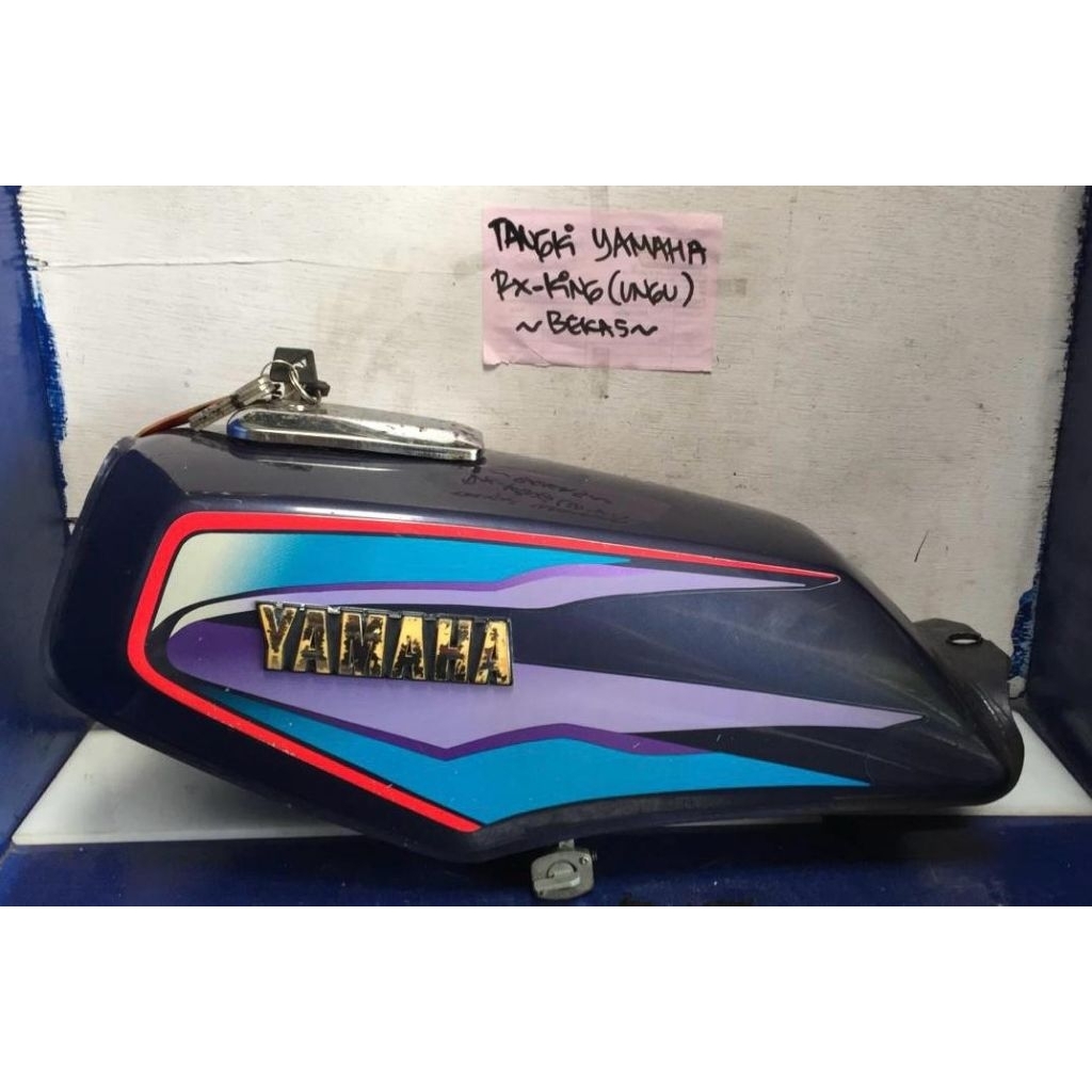 TANGKI YAMAHA RX KING - UNGU (BEKAS) ORIGINAL