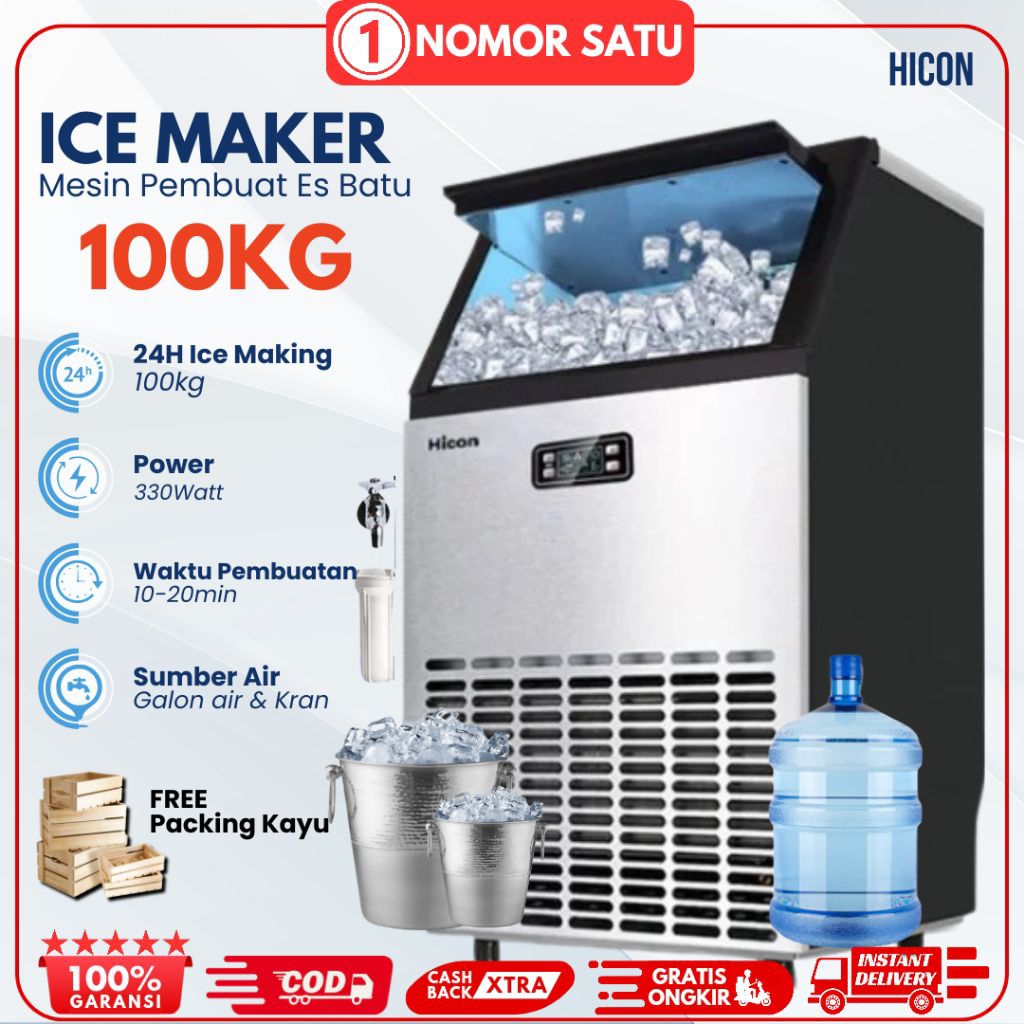 HICON HZB 100 Mesin Pembuat Es