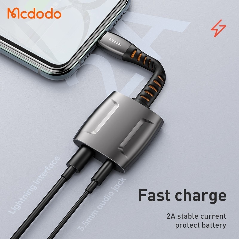Meimeila Mcdodo Adapter Audio Konverter Splitter Iphone Lightning To Jack 3.5Mm / Lightning Dac Open