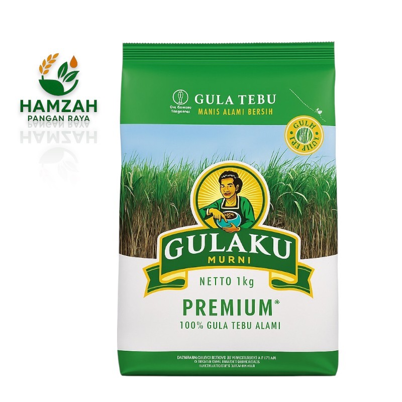 

Gulaku Murni Premium 1kg – 100% Gula Tebu Alami