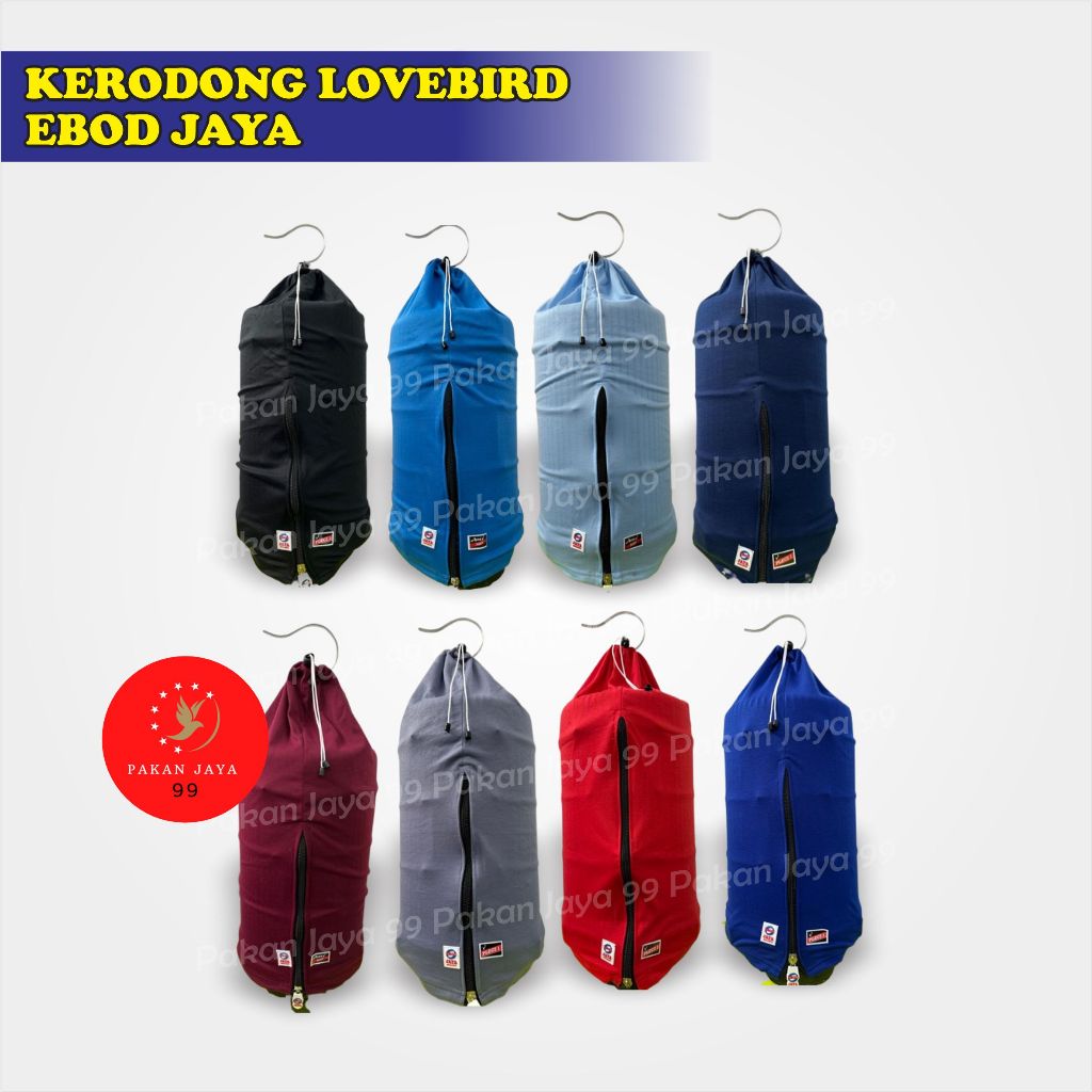 READY KERODONG LOVEBIRD EBOD JAYA KRODONG SANGKAR BESI BULAT KAPSUL DIAMETER 33CM BAHAN KAOS