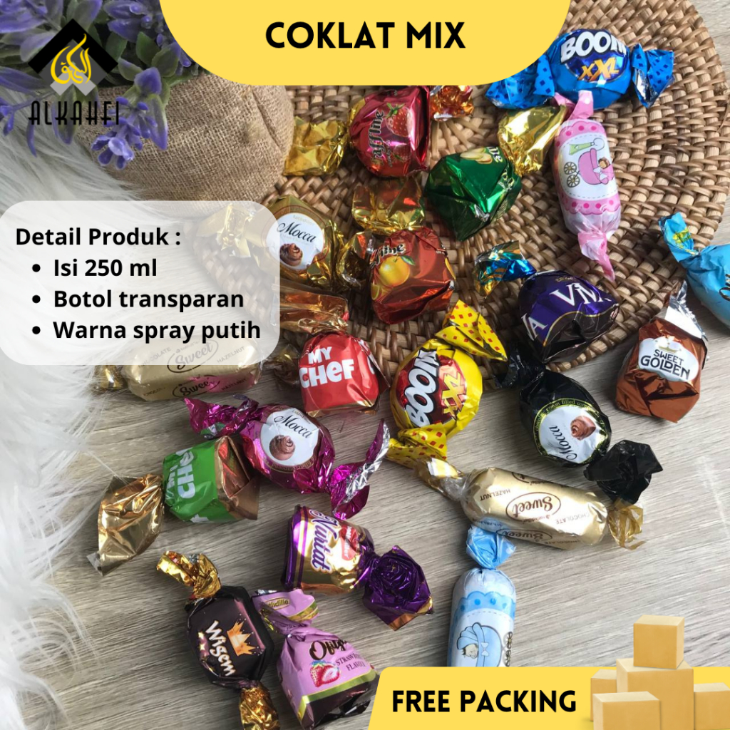 

Coklat Arab Rasa Mix Cemilan Import Khas Turkey - Oleh Oleh Haji dan Umroh