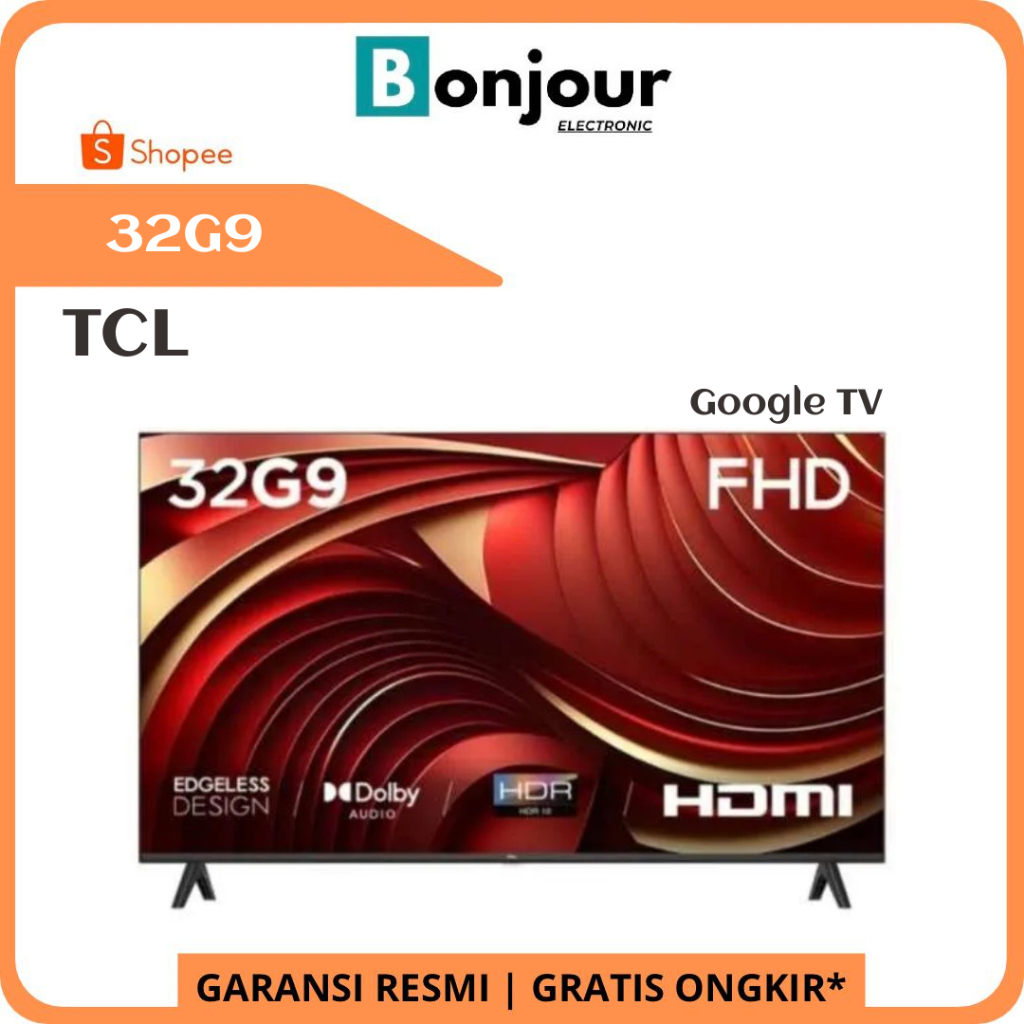 TV TCL 32G9 32 Inch Google TV 32 Inch Full HD TCL G9 HDR10 FHD
