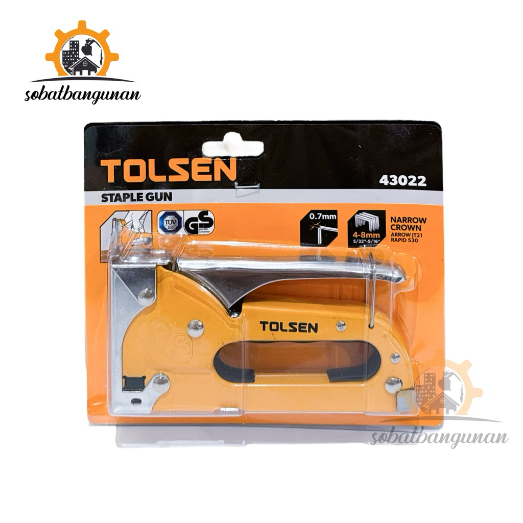 

Staples Gun Tacker / Staples Tembak 4mm-8mm merk TOLSEN
