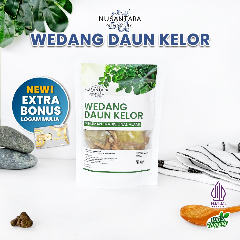 

Nusantara Organic Wedang Kelor Herbal Minuman Rempah Asli Seduh Langsung Komplit Obat Sendi