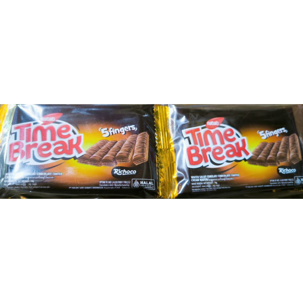 

nabati time break 5 fingers renceng isi 10 pcs