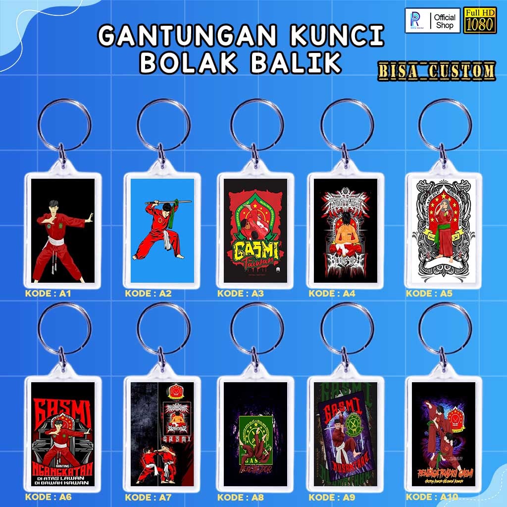 GANTUNGAN KUNCI AKRILIK SILAT GASMI / GANCI SILAT GASMI / GANTUNGAN KUNCI SILAT GASMI K85