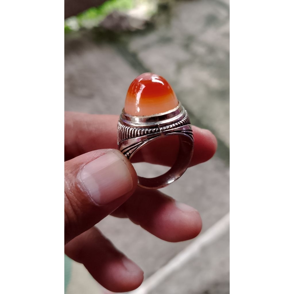 batu mata dewa asli natural ring 8