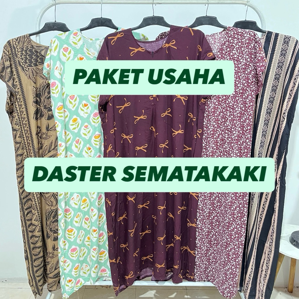 Paket Usaha Daster Habel Semata Kaki | Daster Habel Panjang | Paket Usaha Daster Utuh