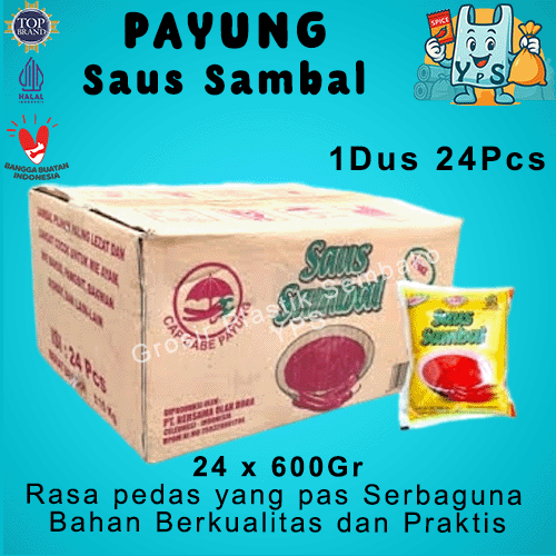 

Saus Sambal PAYUNG Pedas 600ml