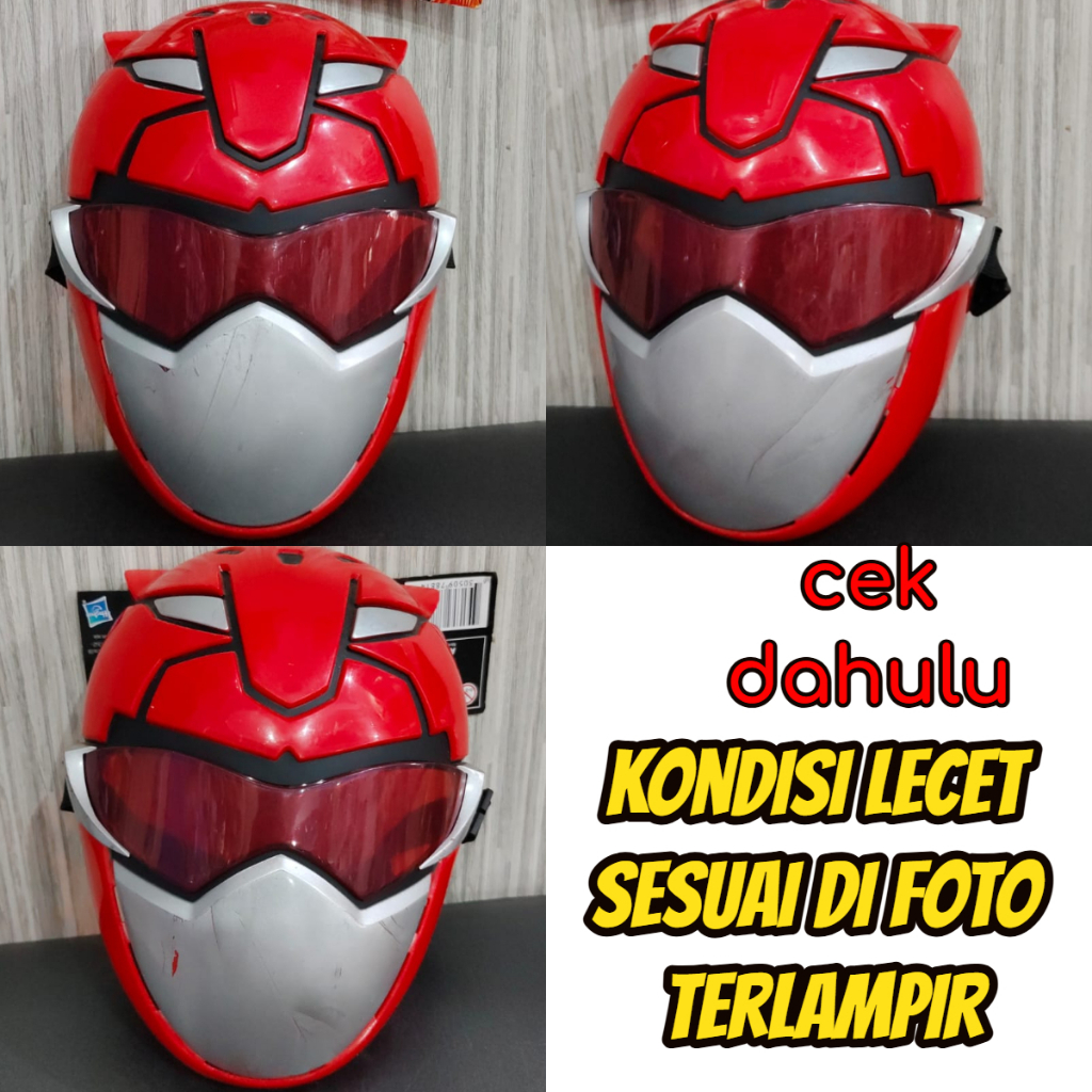 Topeng Power Rangers Beast Morphers RED RANGER MASK Hasbro