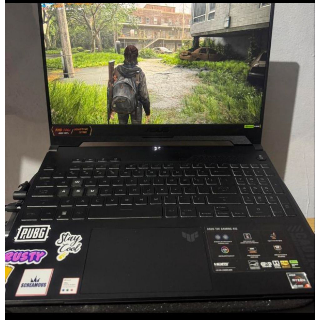 Asus tuf gaming A15 FA507NV R546KLM Ryzen 5 7535HS Nvidia Rtx 4060 8gb Ram 32gb ddr5 4800mhz ssd 512