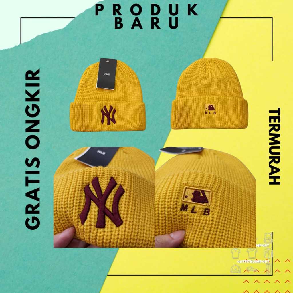 K-092 Kupluk NY MLB Yellow Logo Maroon