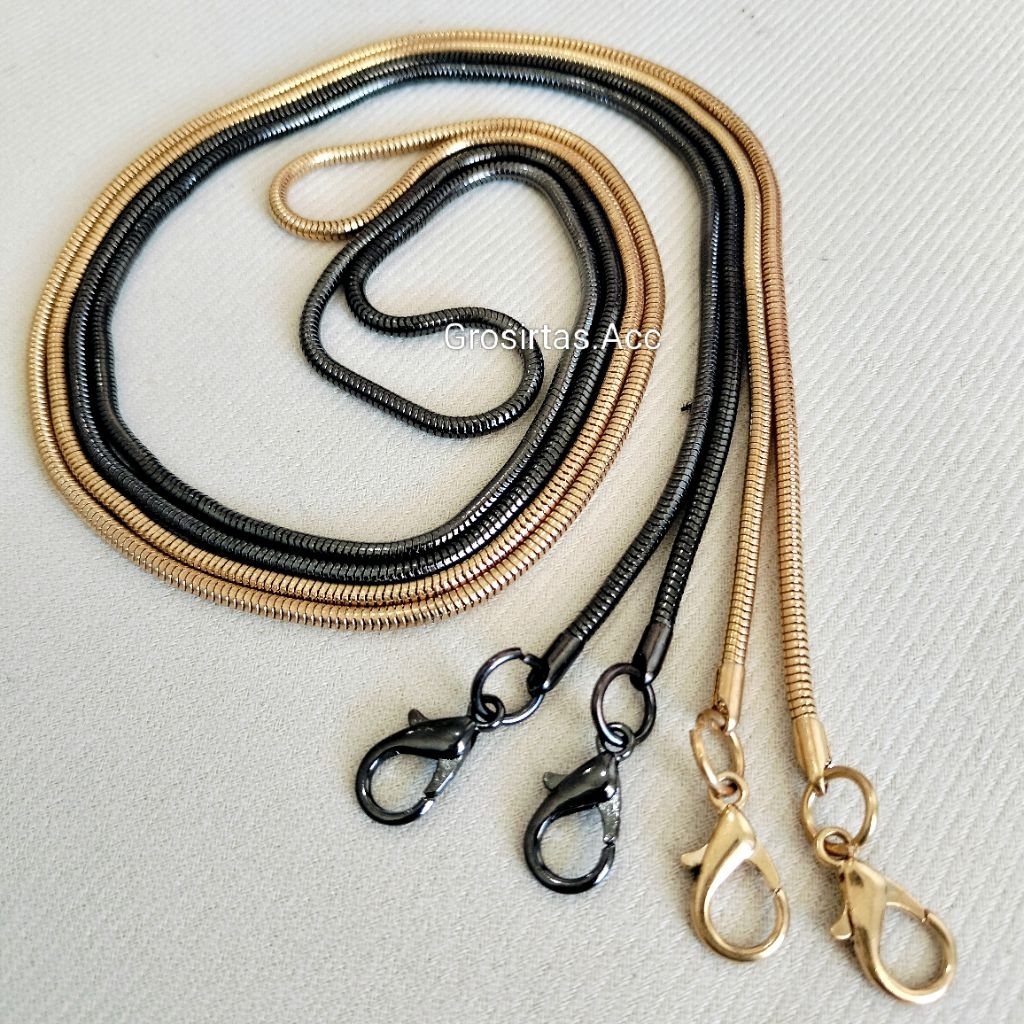 Rantai Tas Dragon / Rantai cacing /Rantai tas dompet selempang wanita