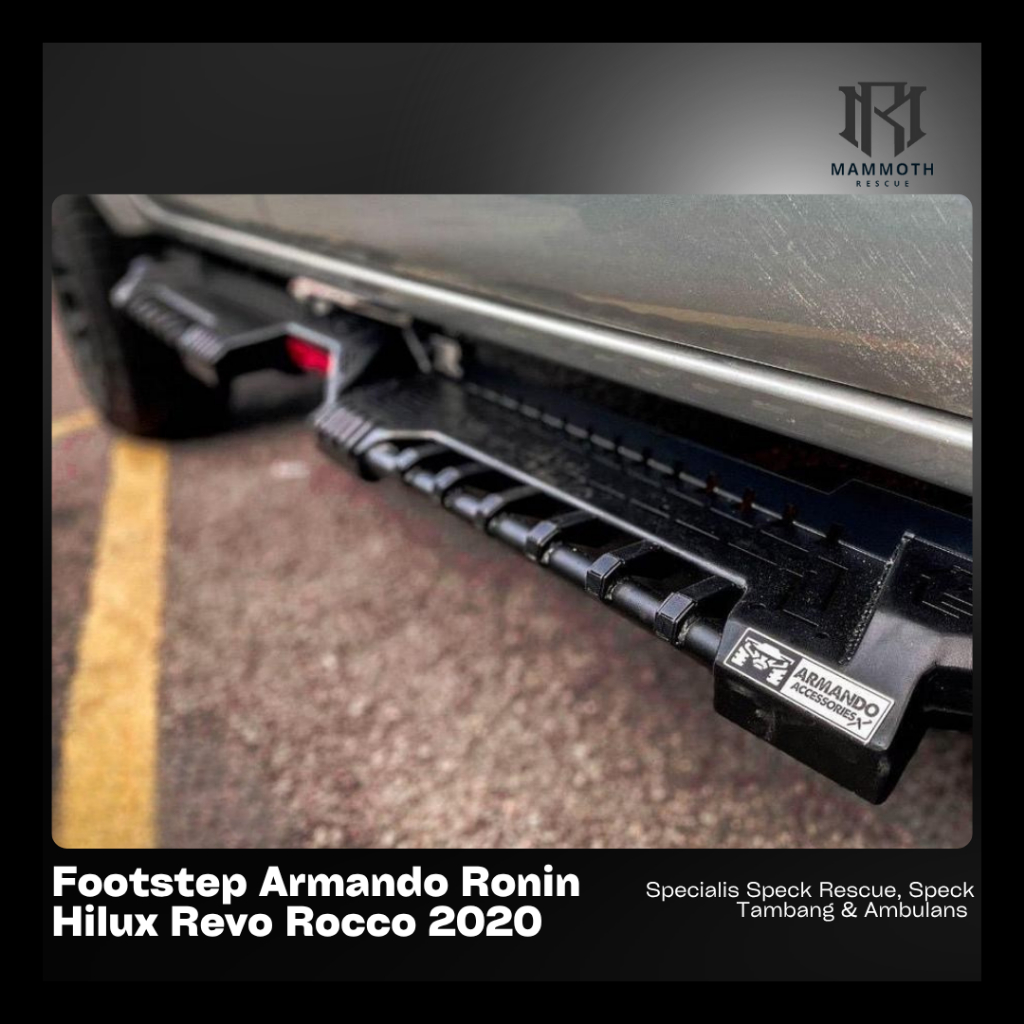 Injakkan Samping Hilux Revo Rocco / Footstep Hilux / Foot Step Hilux / Foostep Toyota Hilux / foot s