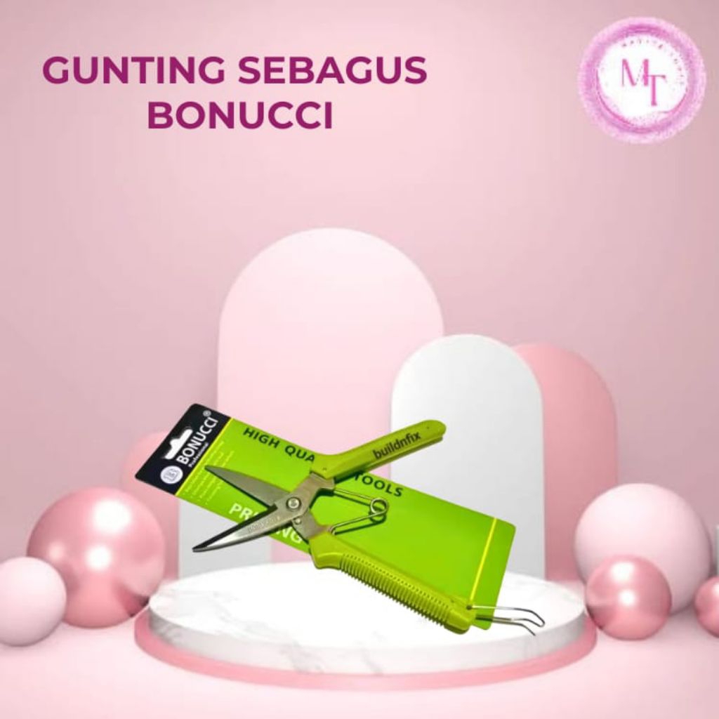 

Gunting Dahan / Gunting Serbaguna Stainless Bonucci 8 inch